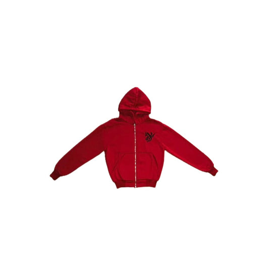 XODUS ZIP HOODIE RED