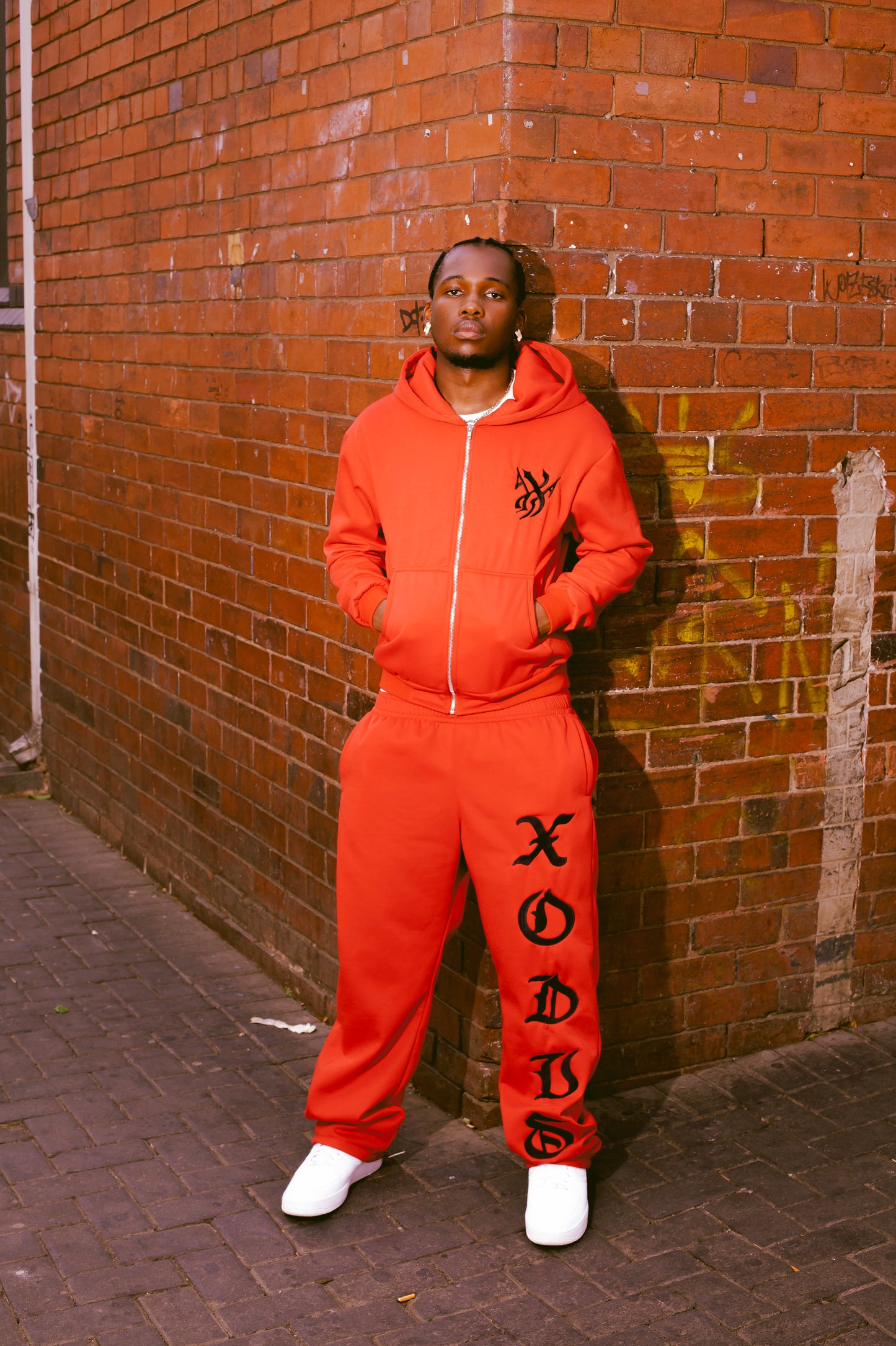 XODUS ZIP HOODIE RED