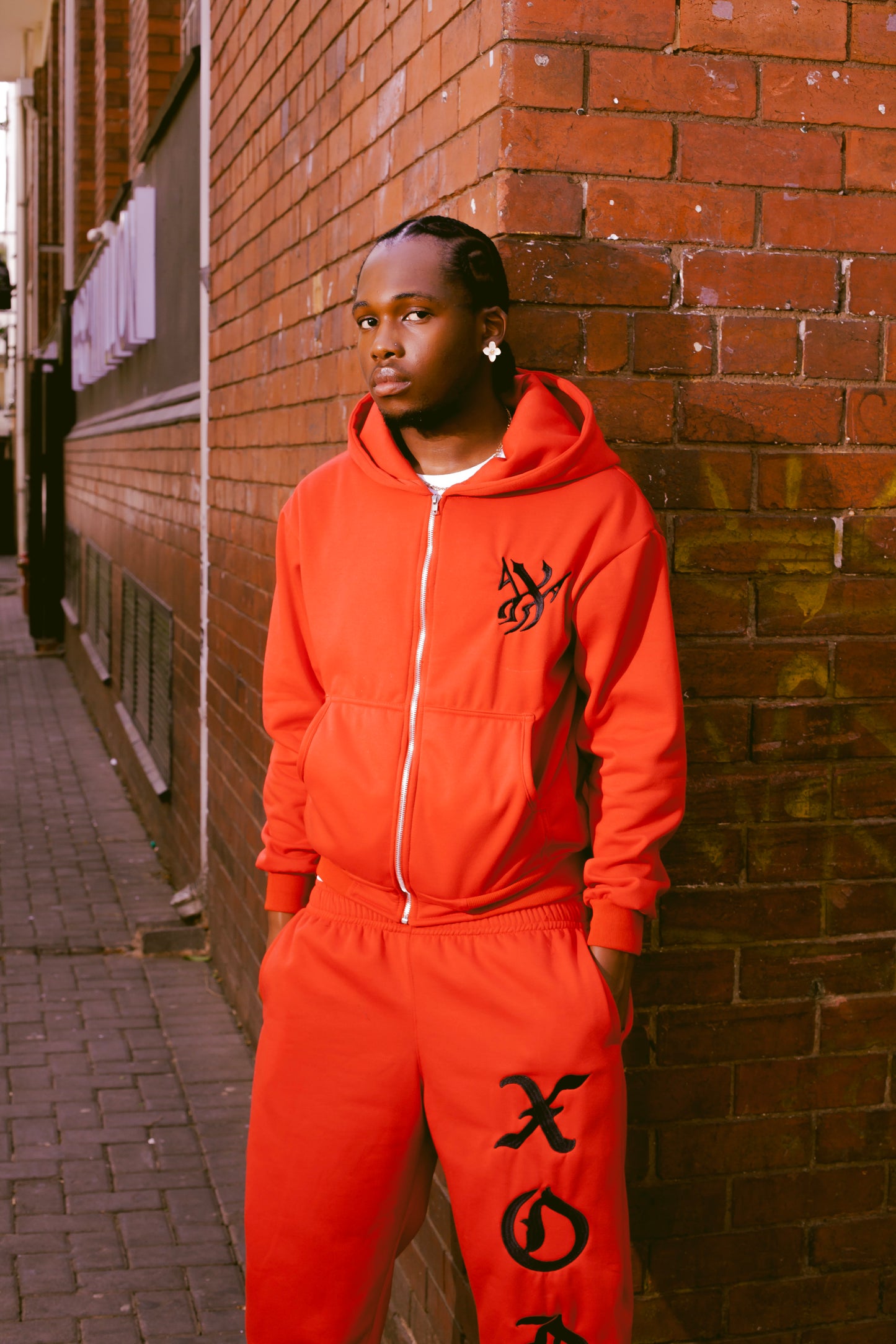 XODUS ZIP HOODIE RED